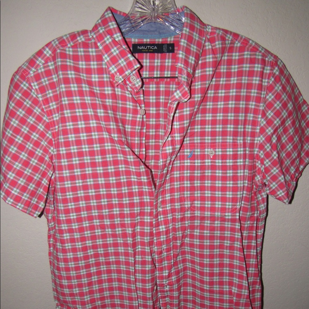 Men’s Nautica Short Sleeve Button Down